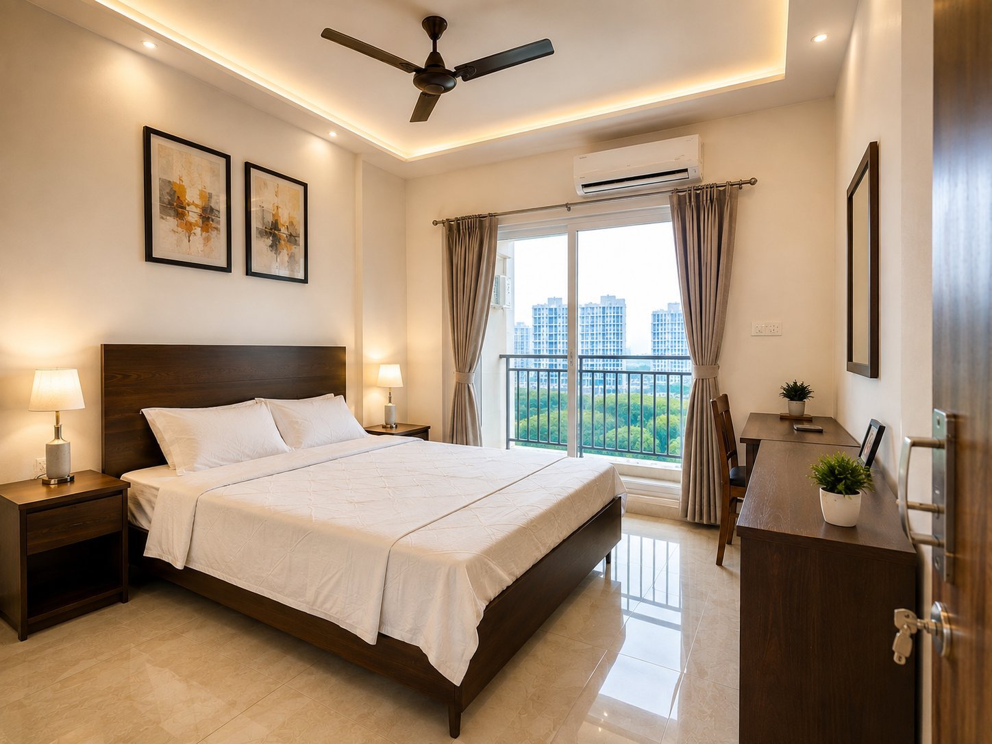 1 BHK बेडरूम - Akaay Buildtech